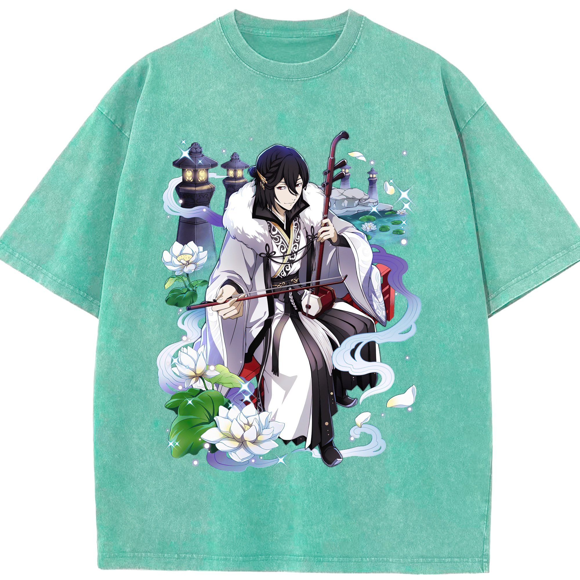 （画像用） 文豪ストレイドッグス Bungo Stray Dogs 綿100% ヴィンテージ風 半袖Tシャツ（フロントプリント）
